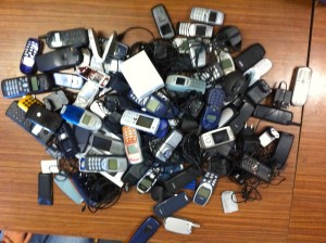 Alle gesammelten Handys